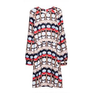 H&M Retro Geometric Print Skater Dress